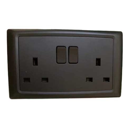 Twin Switched Socket Outlet